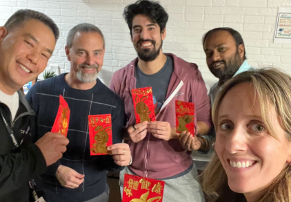 Employees celebrating diversity and inclusion at Billtrust