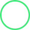 Number 1 icon with lime circle