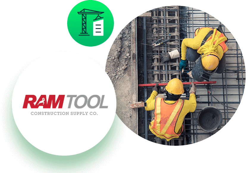 Construction workers pouring concrete